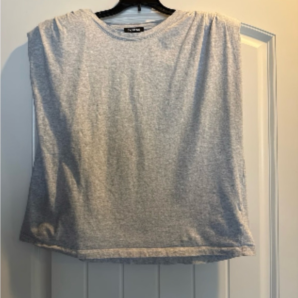 Express Light Gray Top
